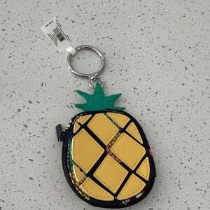 Pineapple Keychain Coin Purse - Yellow and Green